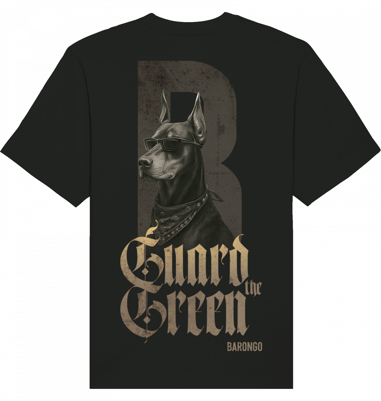 T-Shirt Unisex schwarz "Guard the Green"