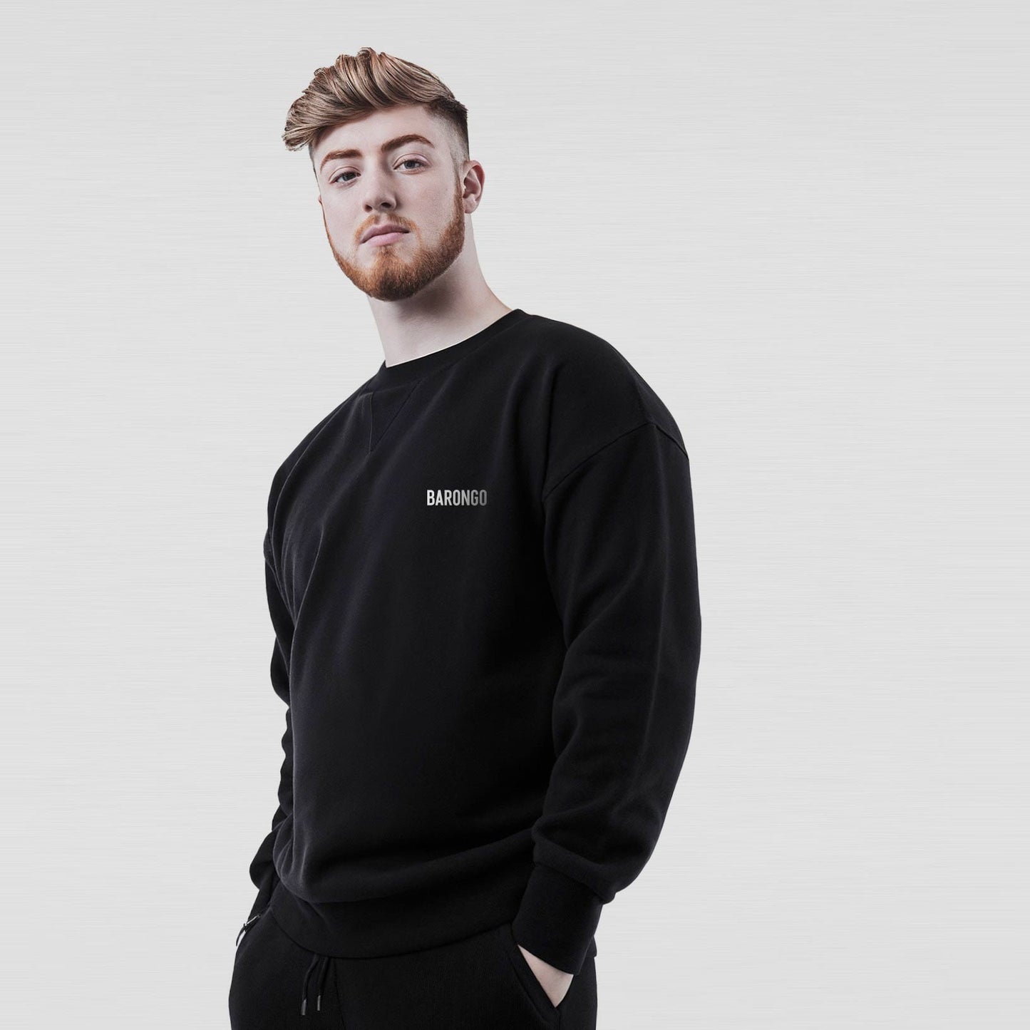 Sweatshirt Herren schwarz Doperman