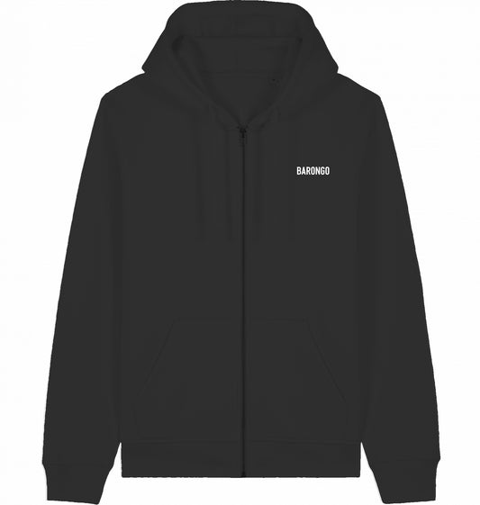 Heavy zip Hoodie - unisex - black