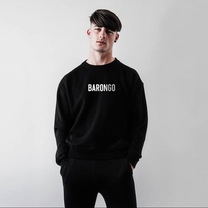 Sweatshirt Herren schwarz Barongo