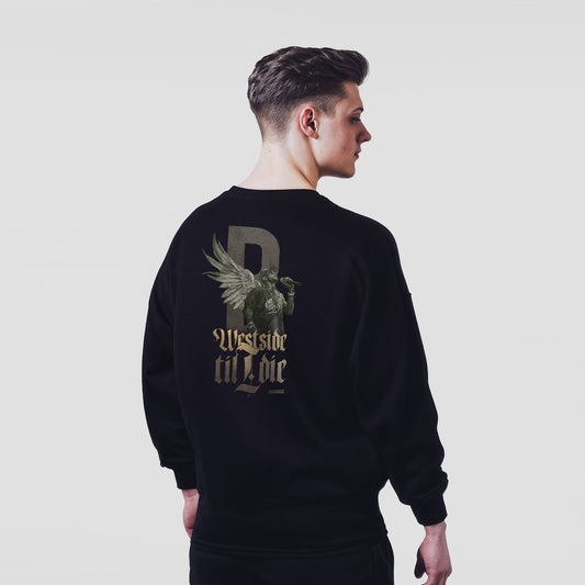 Sweatshirt Herren schwarz Kali